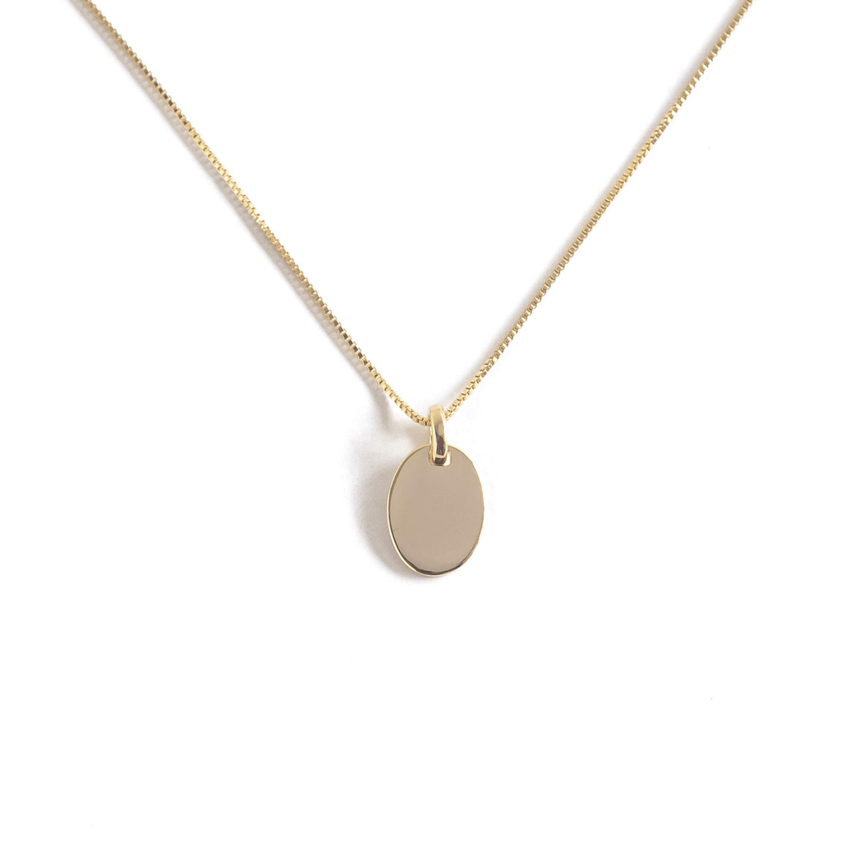 Colar feminino com pingente medalha personzalida com gravação