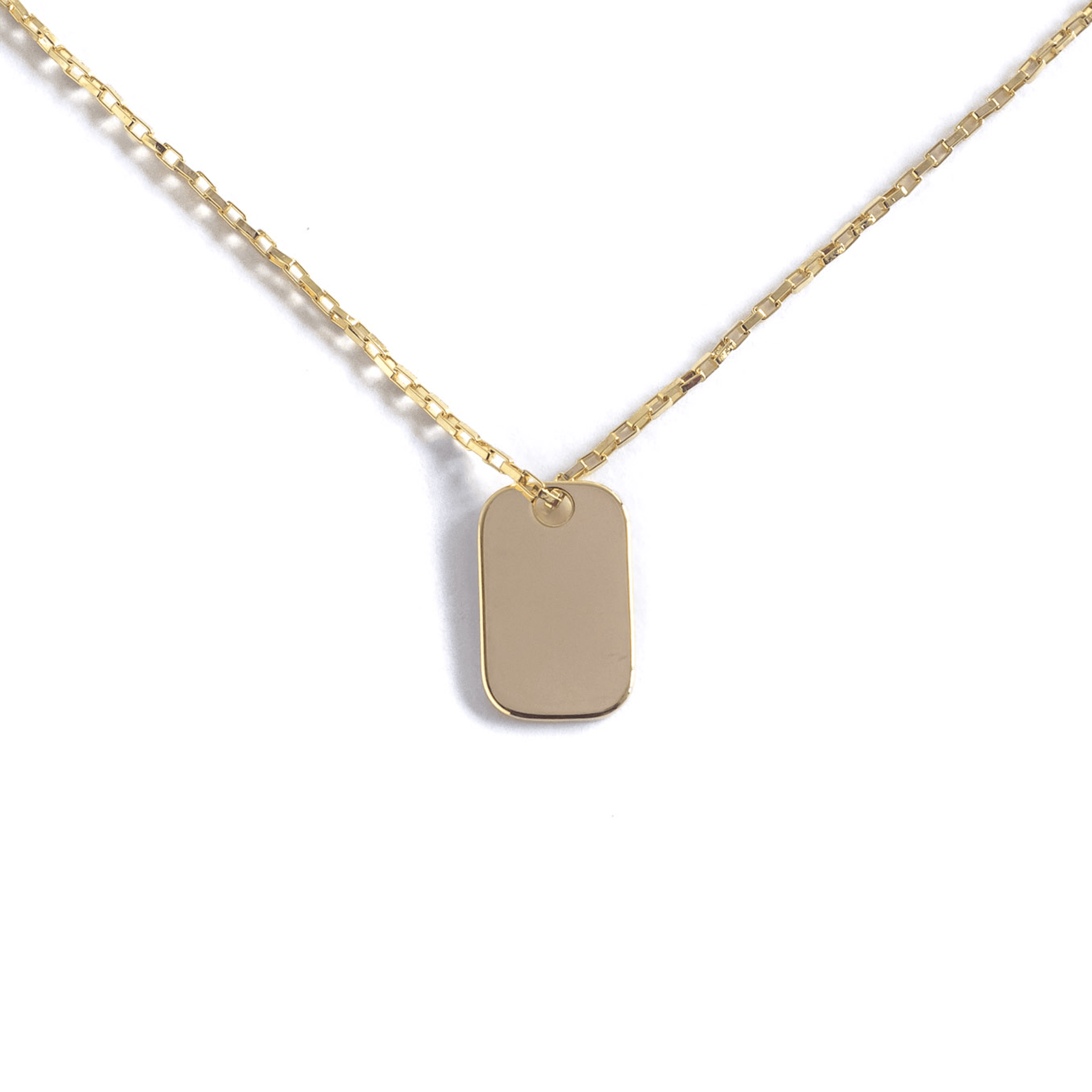 Corrente masculina com medalha personalizada no banho ouro 18k